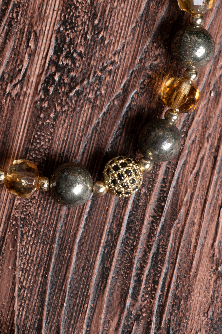 Orijinal Sertifikalı Sitrin Fasetli Kesim Prit Zirkon Aparat Doğal Taş Bileklik
