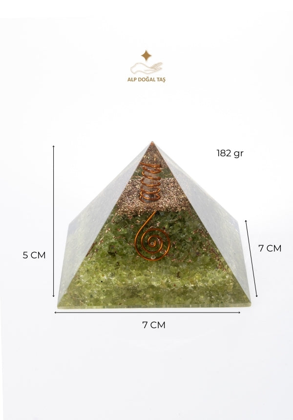 Image of Sertifikalı Zebercet Doğal Taş Huzur Kalkanı Piramidi S.K: 0020