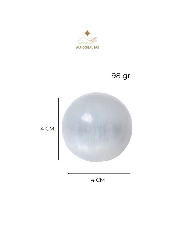Image of Sertifikalı Selenit Işık Küresi S.K: 0064