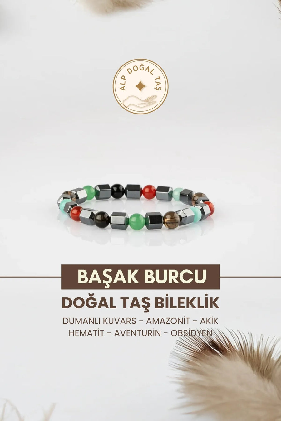Başak Burcu Doğaltaş Bileklik