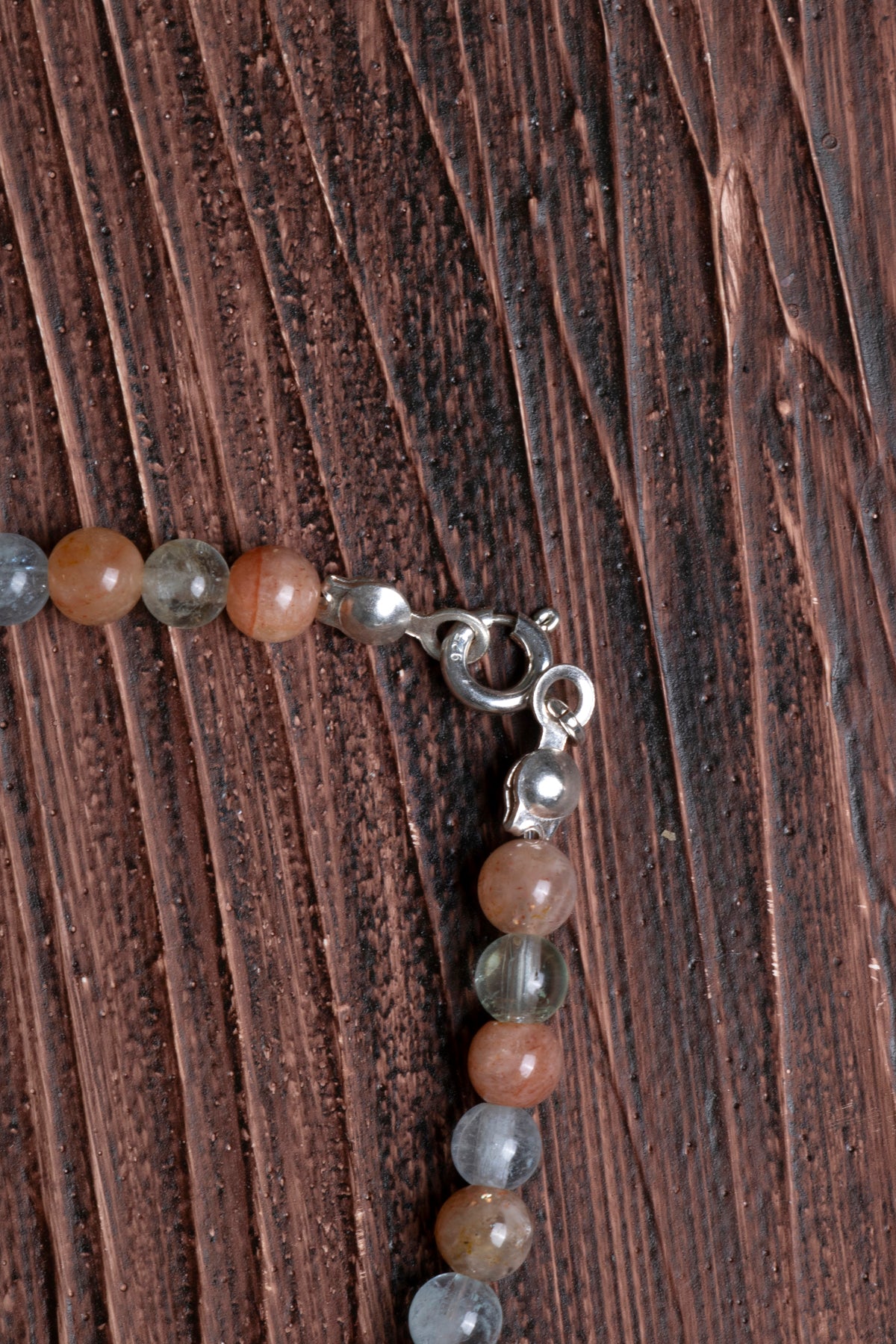 Image of Sertifikalı Güneş Taşı Akuamarin Doğal Taş Bileklik