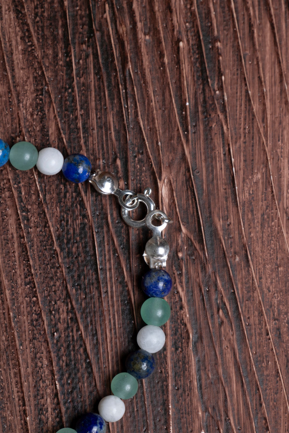 Image of Sertifikalı Lapis Lazuli Ay Taşı Aventurin Doğal Taş Bileklik