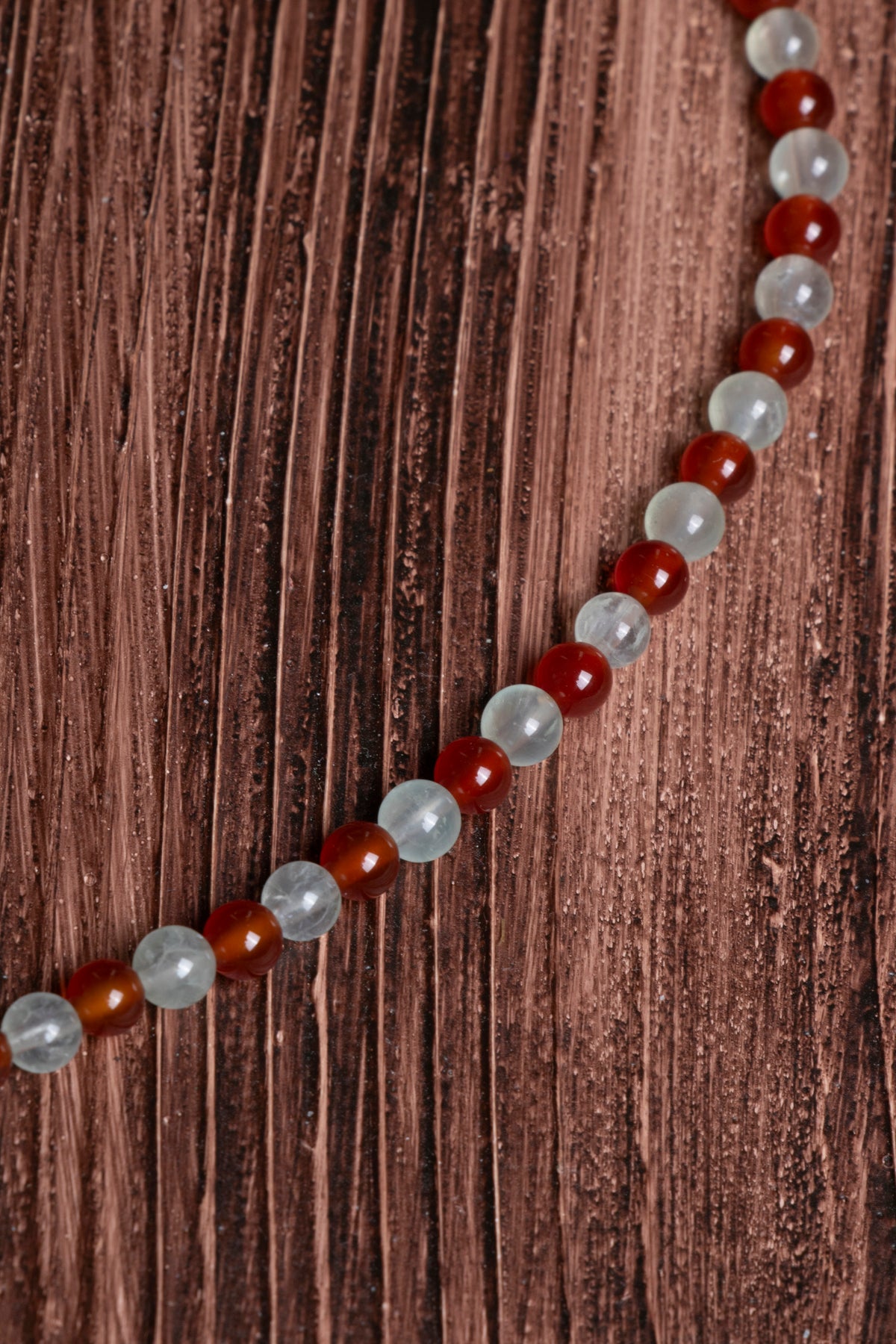 Image of Sertifikalı Akik Prehneit Doğal Taş Kolye