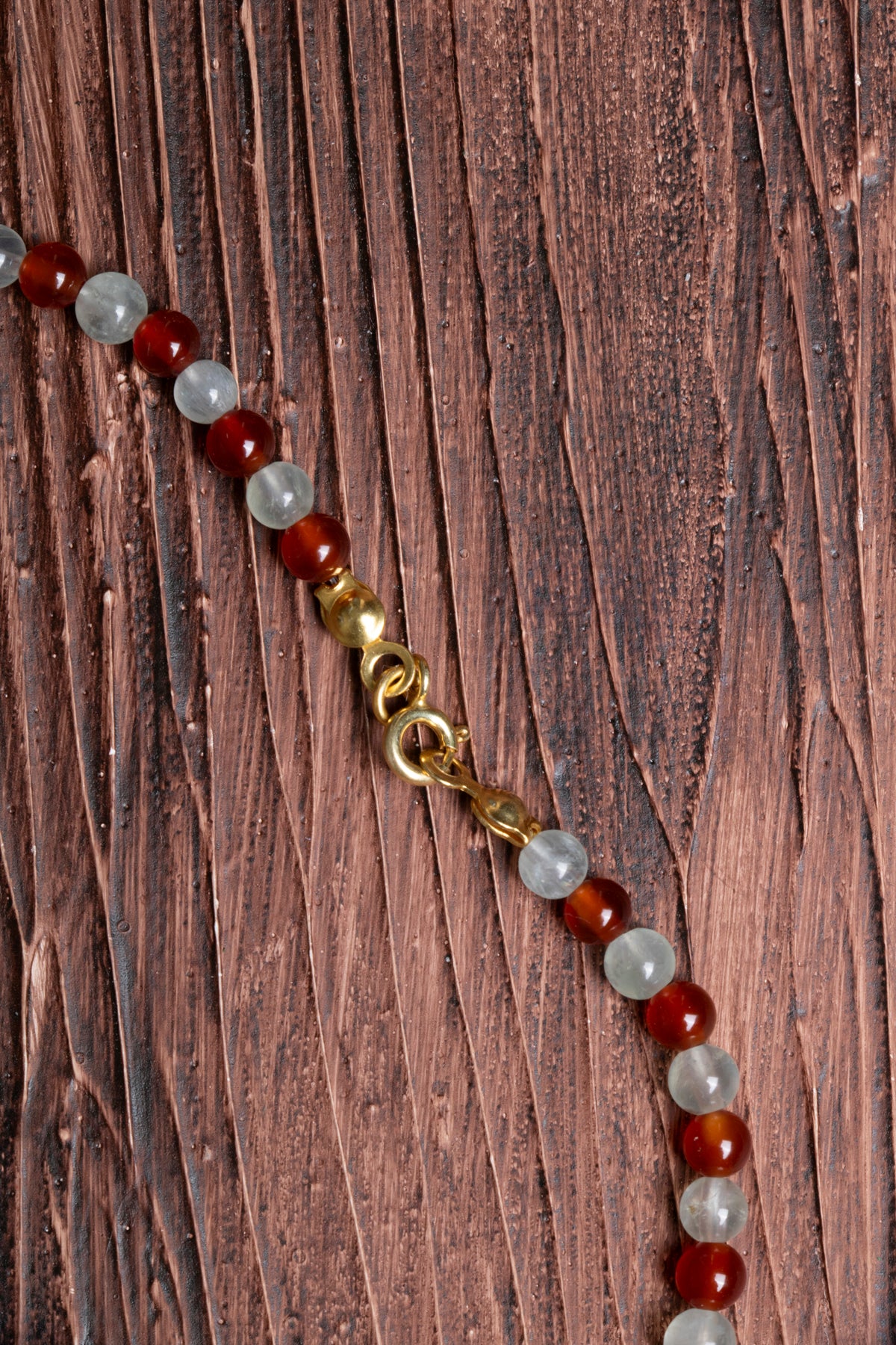 Image of Sertifikalı Akik Prehneit Doğal Taş Kolye