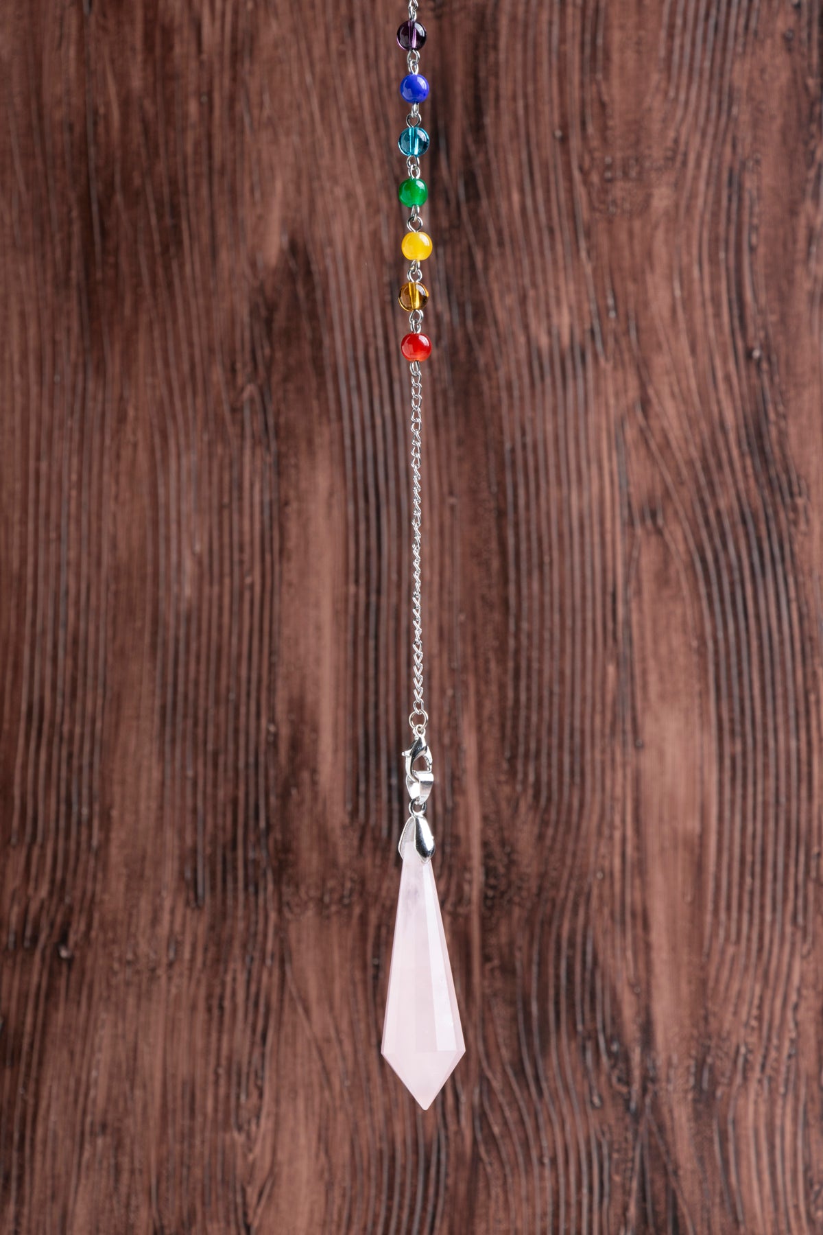 Image of Sertifikalı Pembe Kuvars Pandül -  Aşkın Pusulası