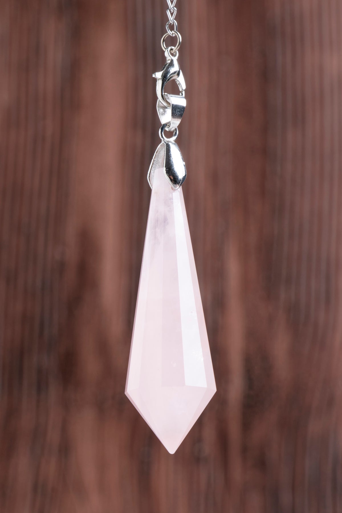 Image of Sertifikalı Pembe Kuvars Pandül -  Aşkın Pusulası