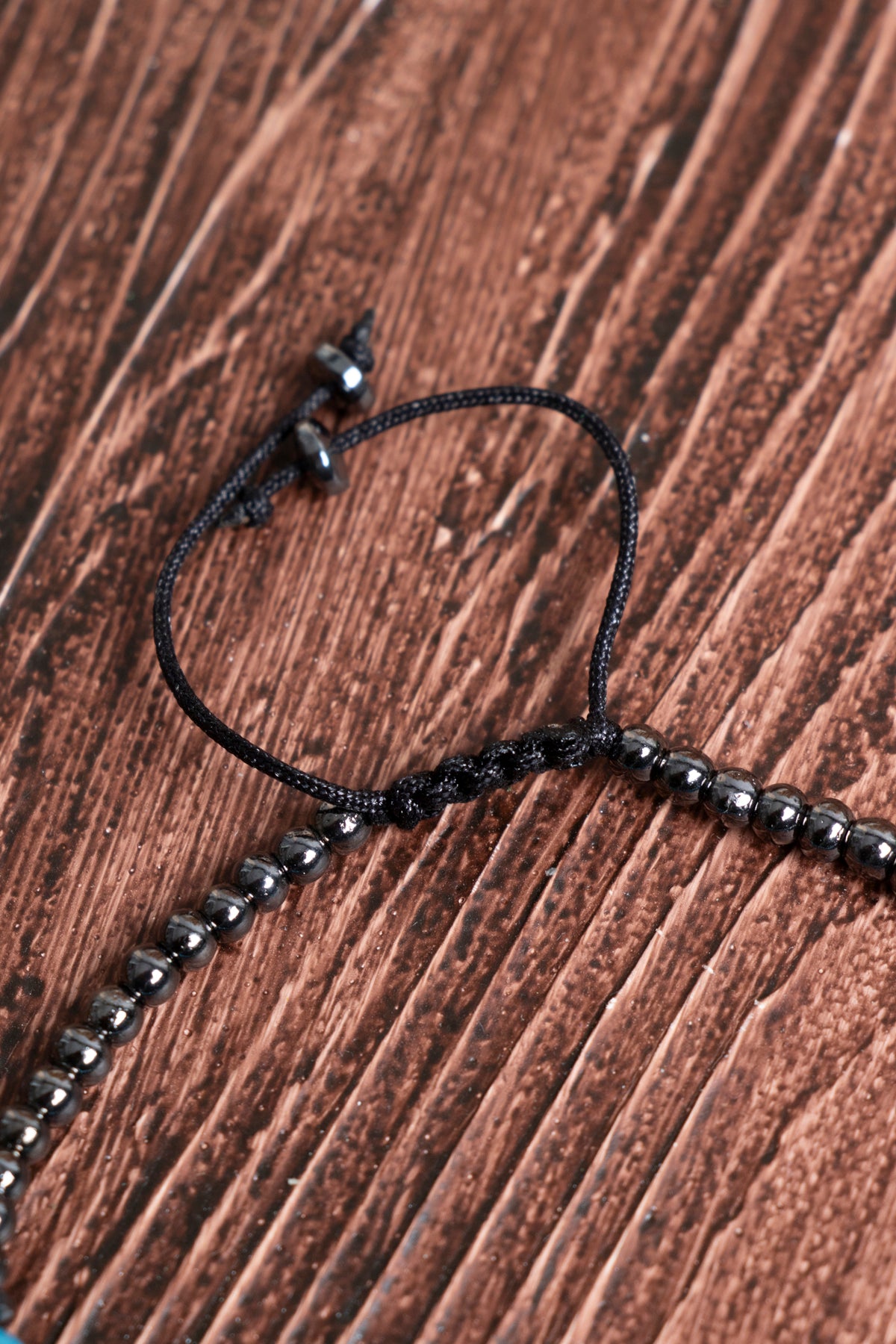 Image of Orijinal Sertifikalı Apatit Hematit Doğal Taş Makrome Bileklik