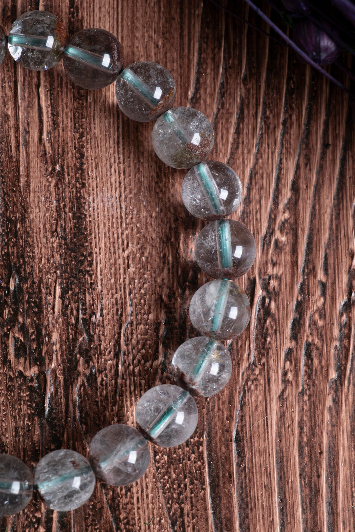 Image of Sertifikalı Lodolite Quarts Doğal Taş Bileklik