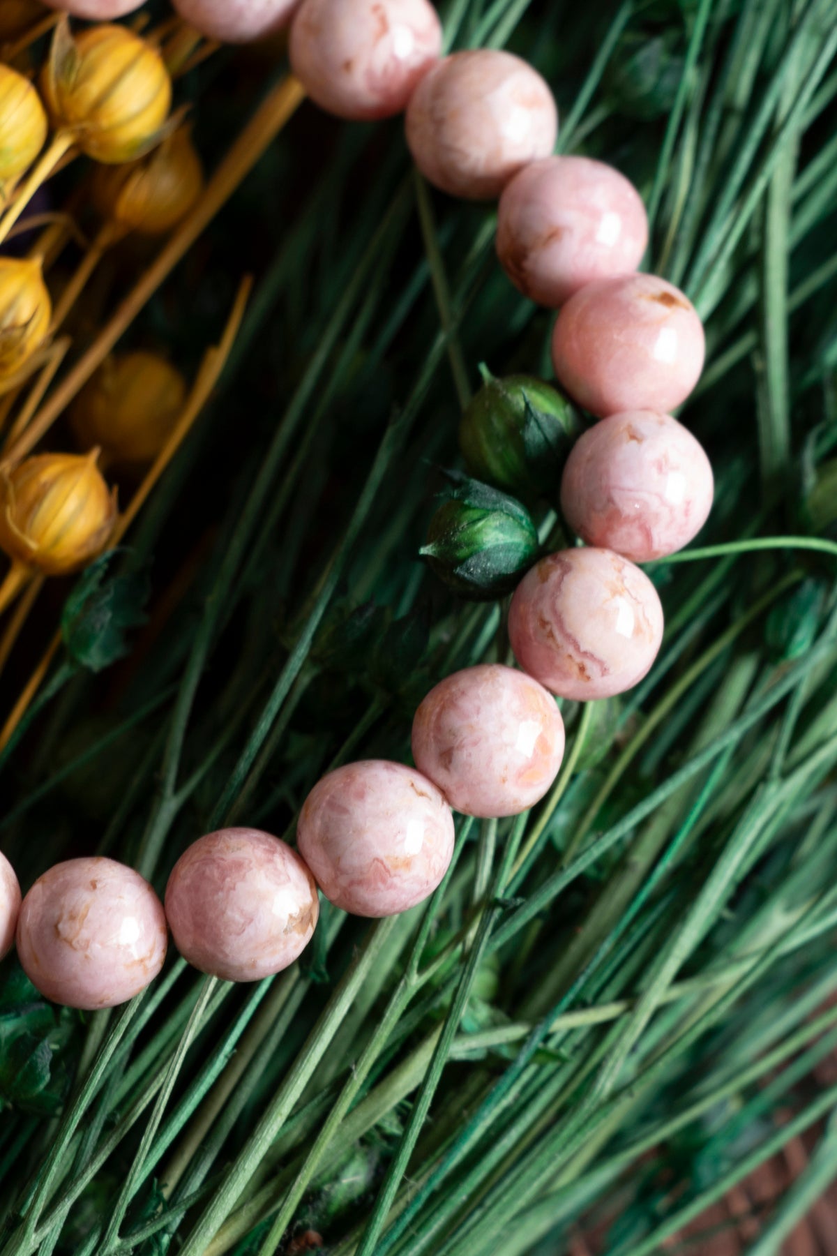 Image of Sertifikalı Rodokrozit Doğal Taş Bileklik