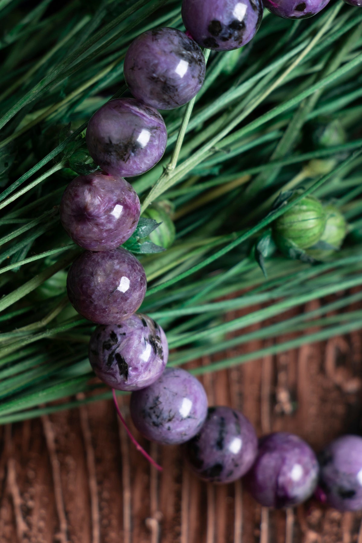 Image of Sertifikalı Çeroit (8mm) Doğal Taş Bileklik