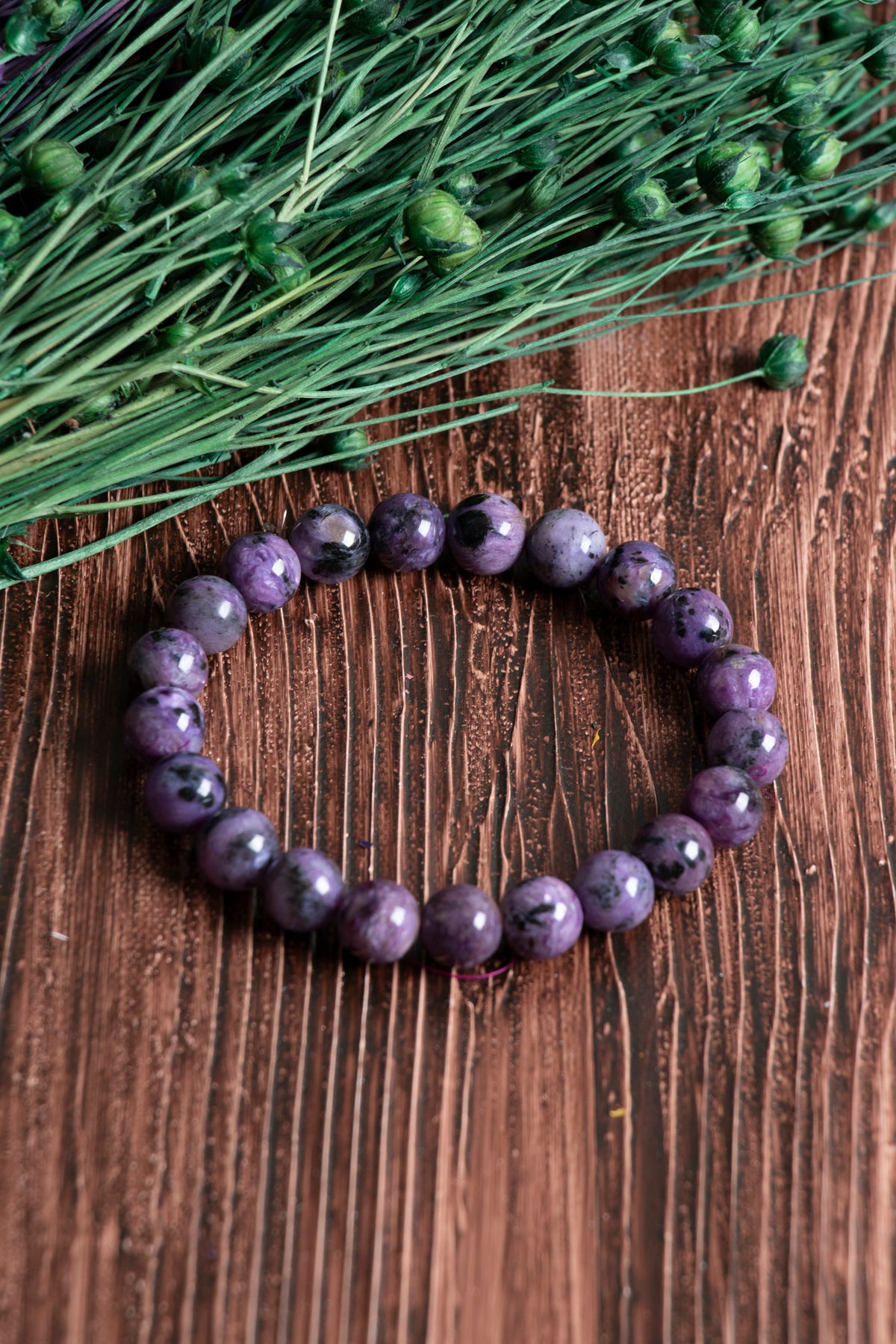 Image of Sertifikalı Çeroit (8mm) Doğal Taş Bileklik