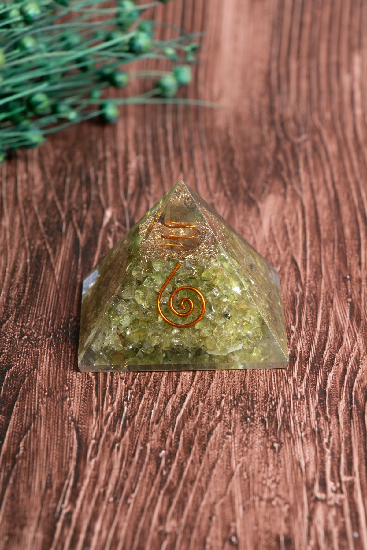 Image of Sertifikalı Zebercet Doğal Taş Piramit - Huzur Kalkanı Piramidi S.K:0001