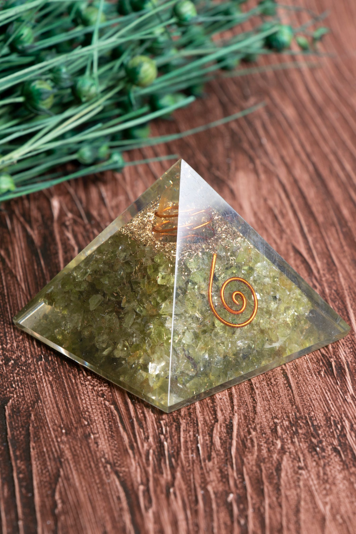 Image of Sertifikalı Zebercet Doğal Taş Piramit - Huzur Kalkanı Piramidi S.K:0001