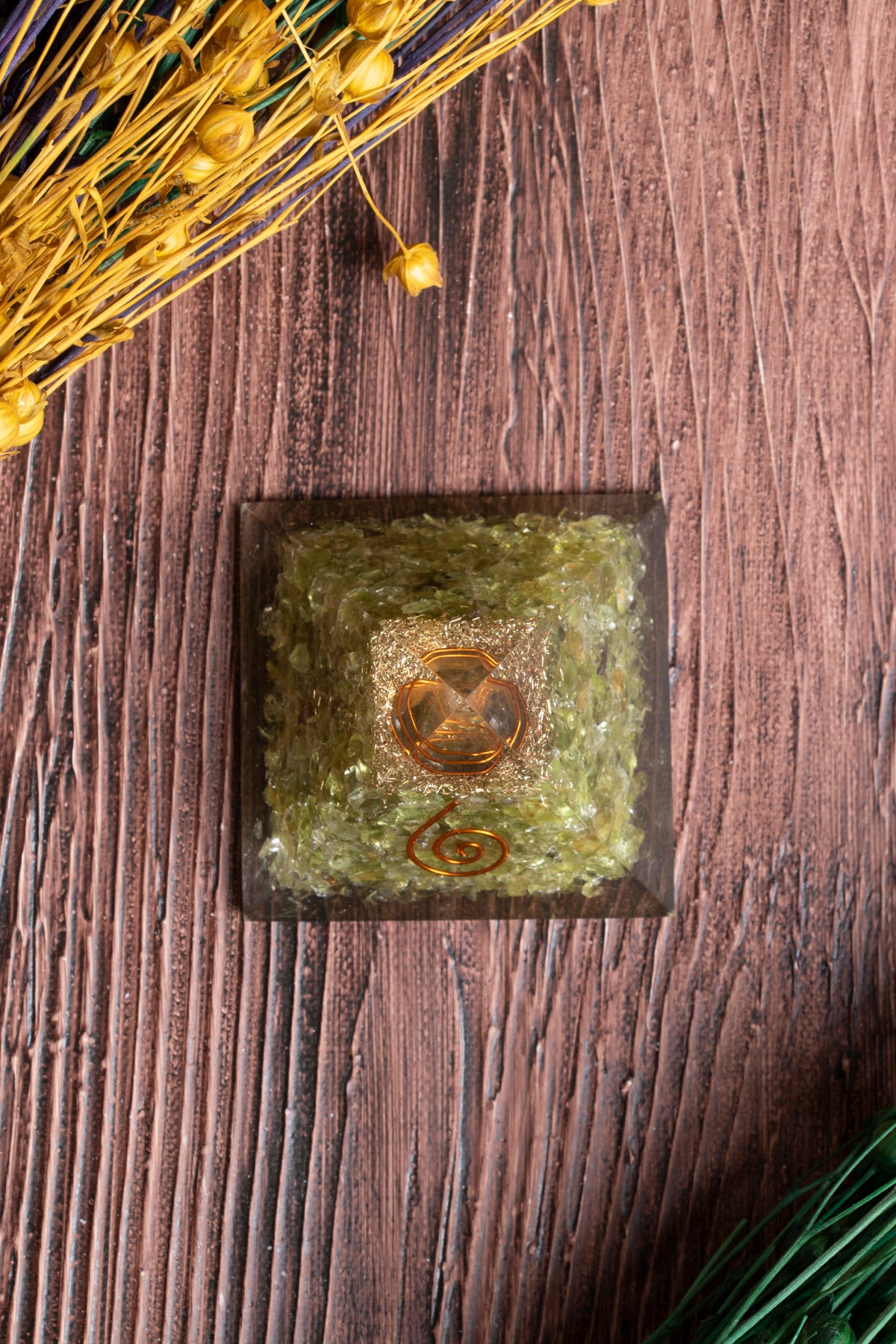 Image of Sertifikalı Zebercet Doğal Taş Piramit - Huzur Kalkanı Piramidi S.K:0001