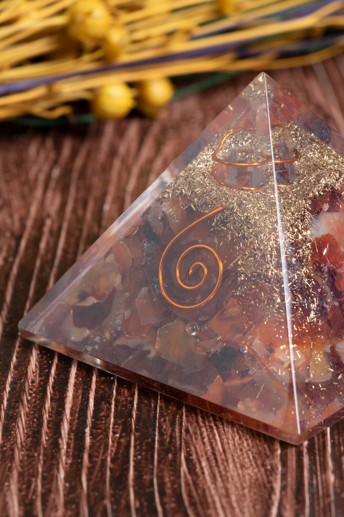 Image of Sertifikalı Akik Doğal Taş Bereket Piramidi S.K: 0005