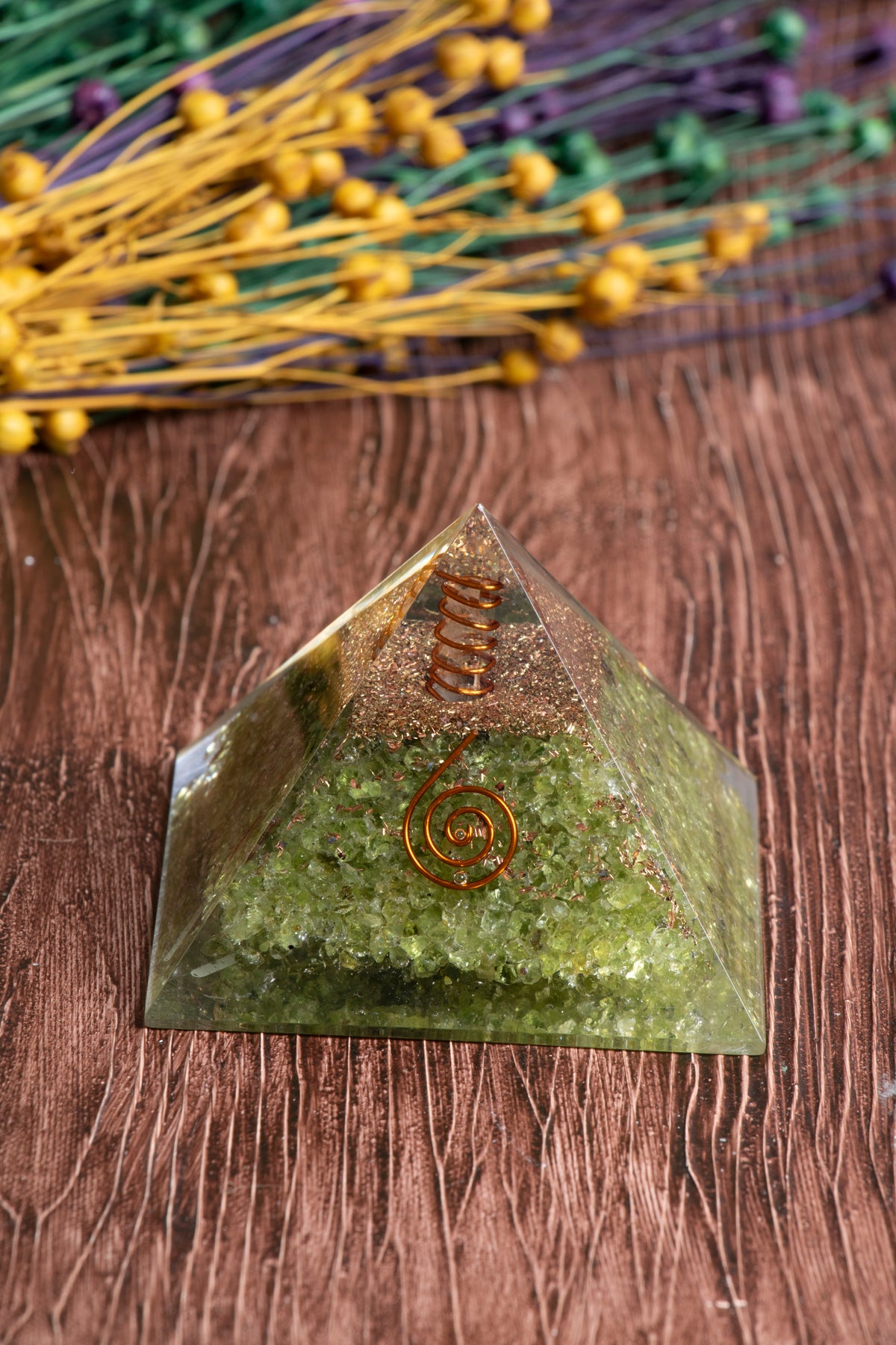 Image of Sertifikalı Zebercet Doğal Taş Huzur Kalkanı Piramidi S.K: 0020