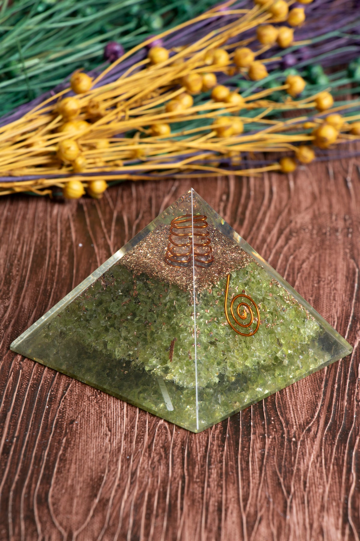 Image of Sertifikalı Zebercet Doğal Taş Huzur Kalkanı Piramidi S.K: 0020