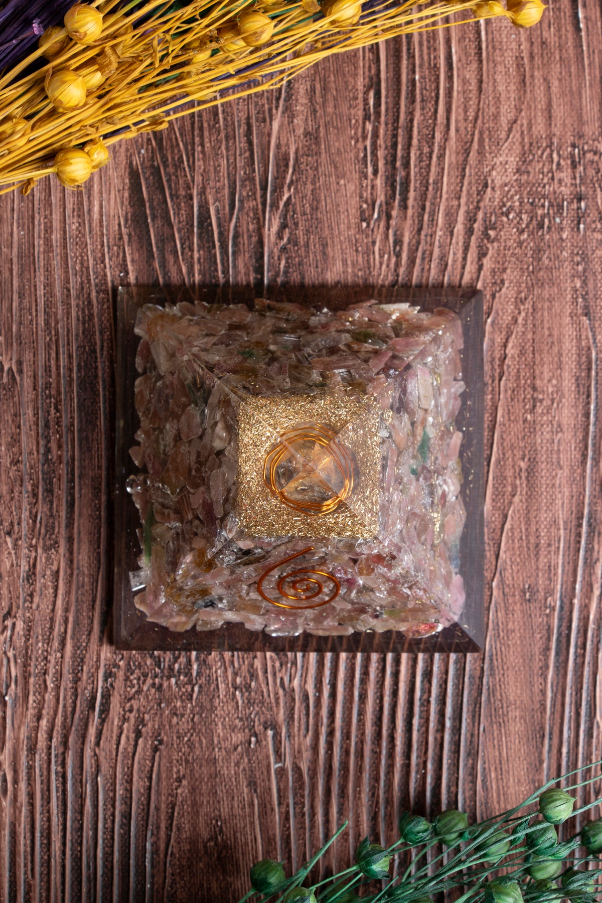 Image of Sertifikalı Turmalin Doğal Taş Bio-Koruma Piramidi S.K: 0025