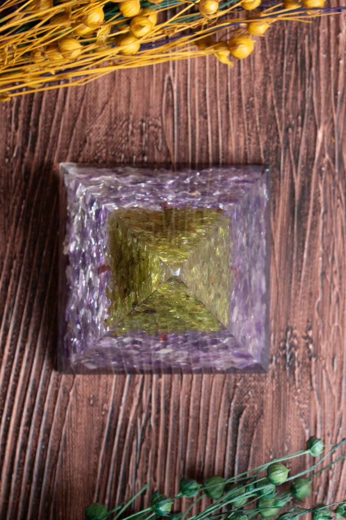 Image of Sertifikalı Ametist Zebercet Doğal Taş İrfan Piramidi S.K: 0032