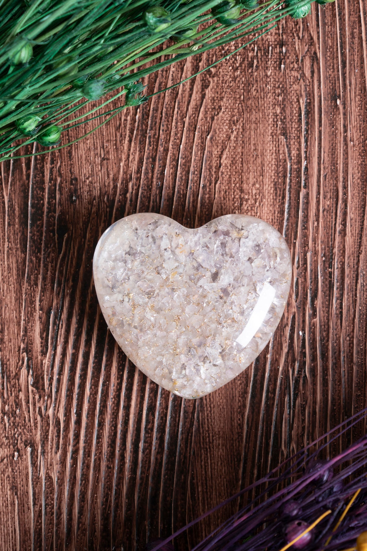 Image of Sertifikalı Pembe Kuvars - Öz Sevgi ve Duygusal Şifa Kalbi S.K: 0040