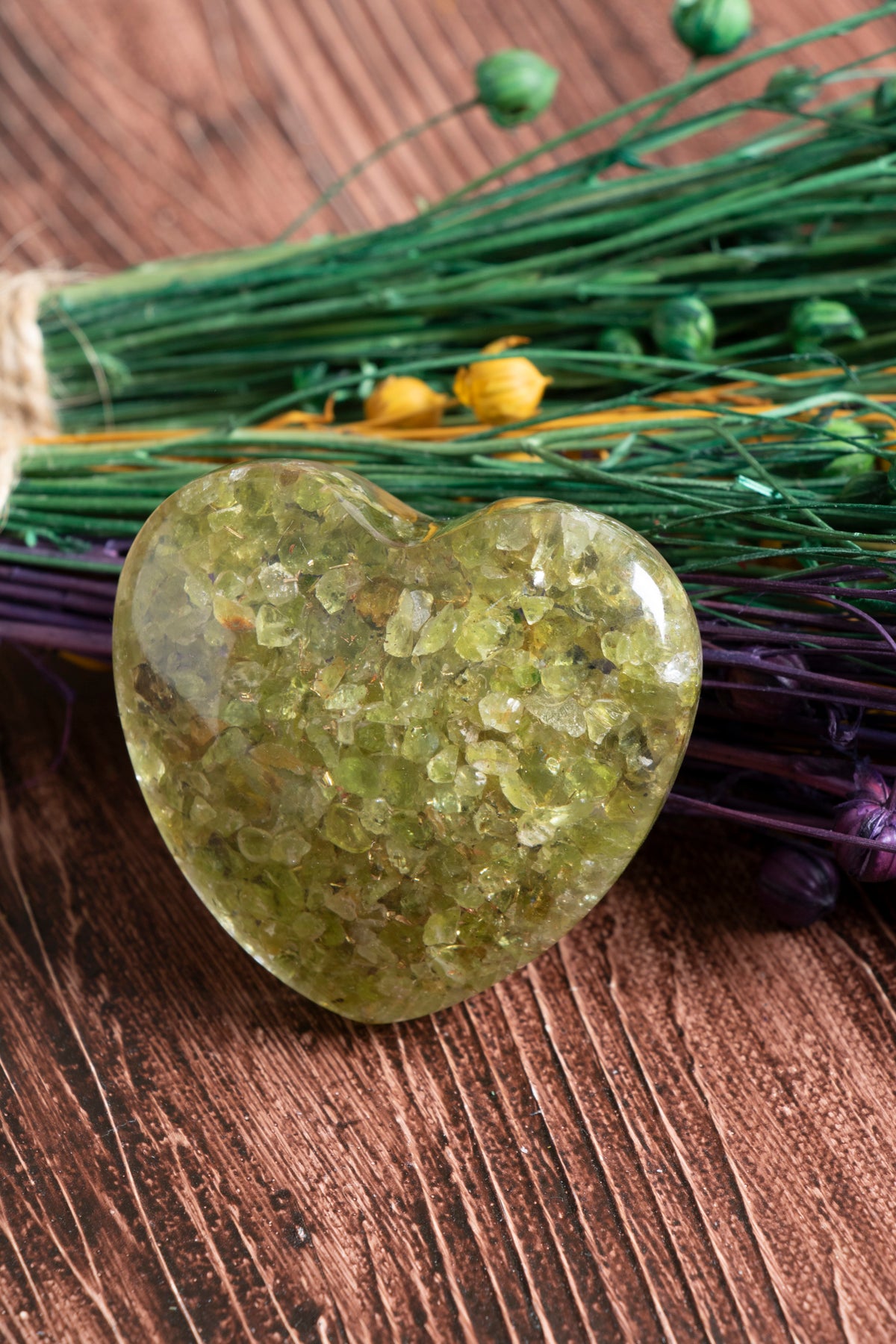 Image of Sertifikalı Zebercet Doğal Taş Duygusal Detoks Kalbi S.K: 0046