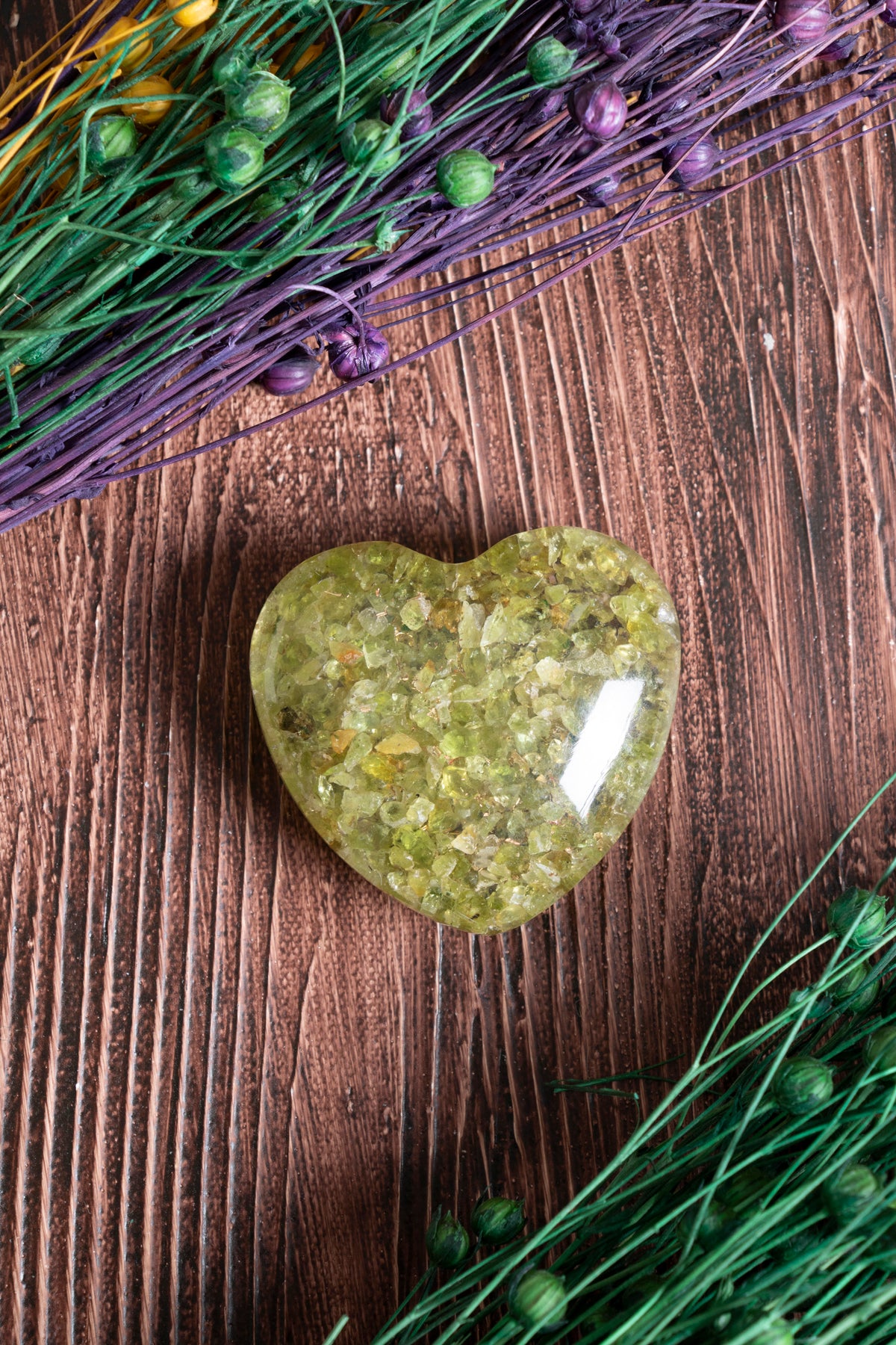 Image of Sertifikalı Zebercet Doğal Taş Duygusal Detoks Kalbi S.K: 0046