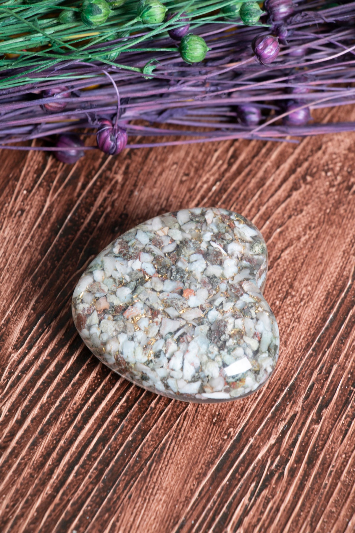 Image of Sertifikalı Larimar Doğal Taş Atlantis Kalbi S.K: 0053