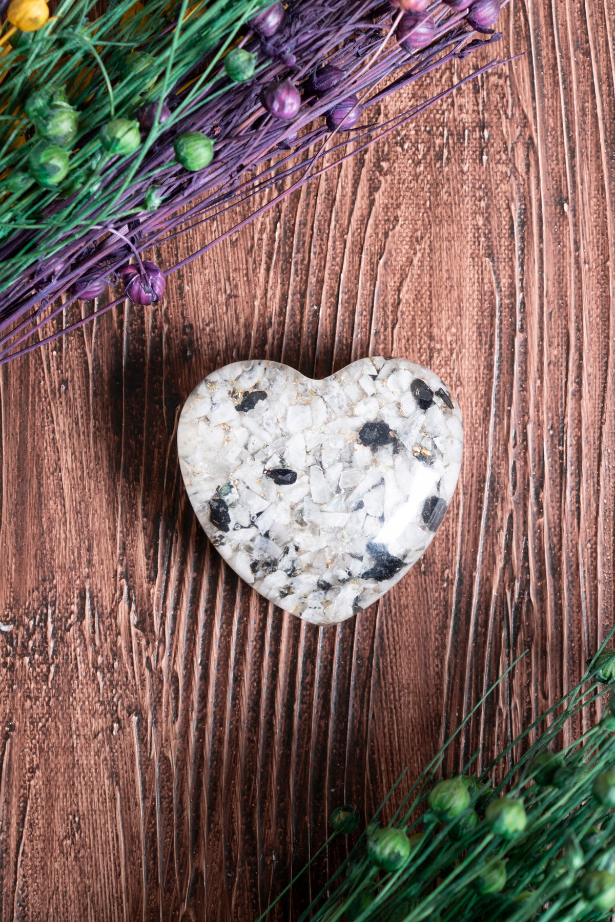 Image of Sertifikalı Ay Taşı Doğal Taş Selene Kalbi S.K: 0054