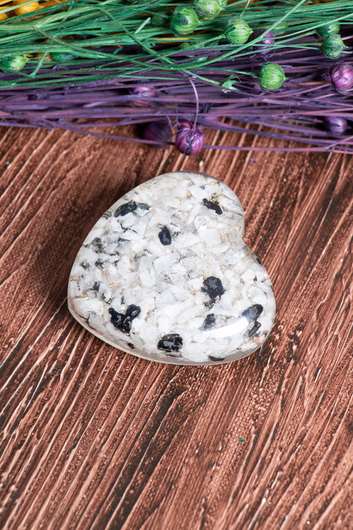 Image of Sertifikalı Ay Taşı Doğal Taş Selene Kalbi S.K: 0054