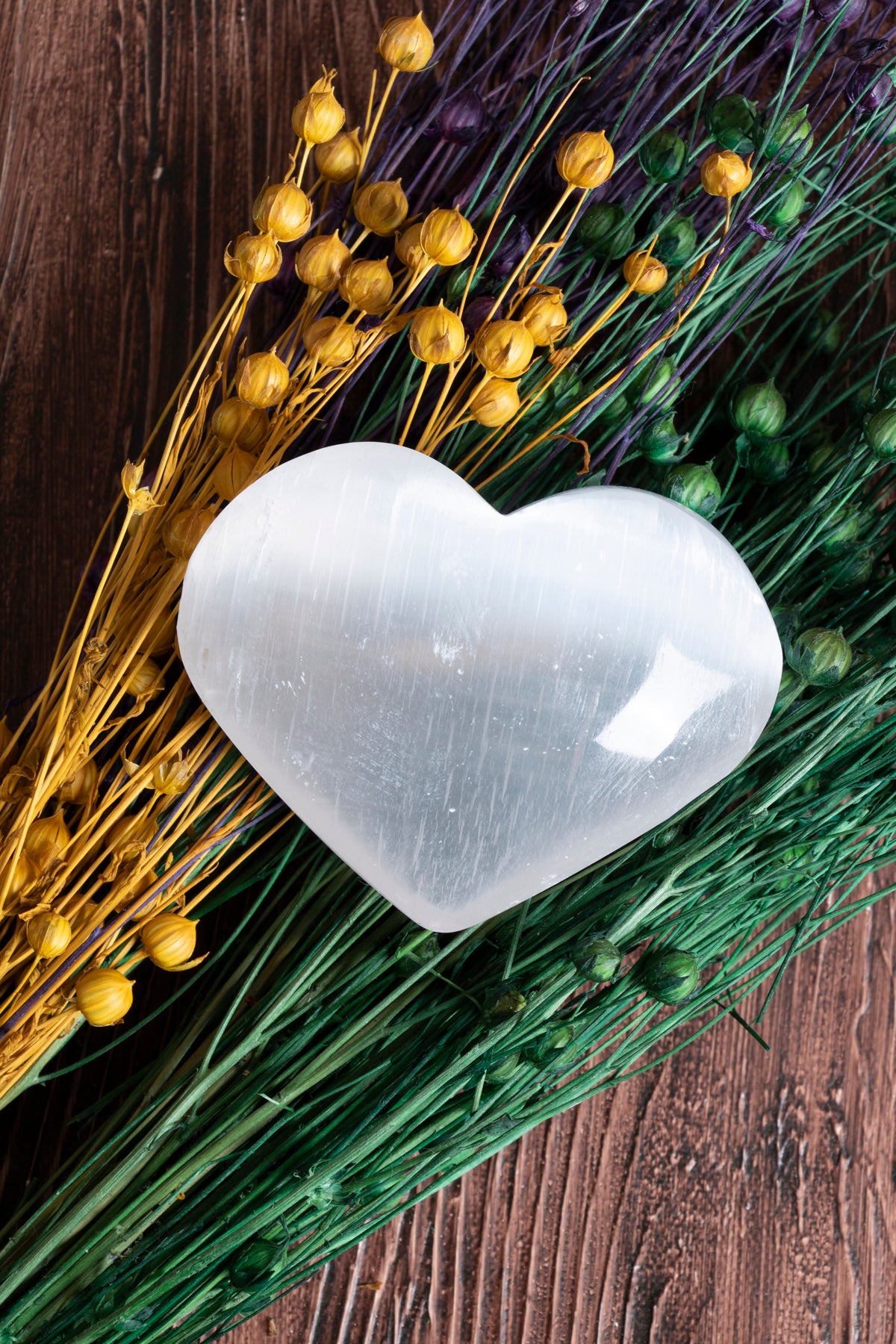 Image of Sertifikalı Selenit Yüksek Frekans Kalbi S.K: 0063