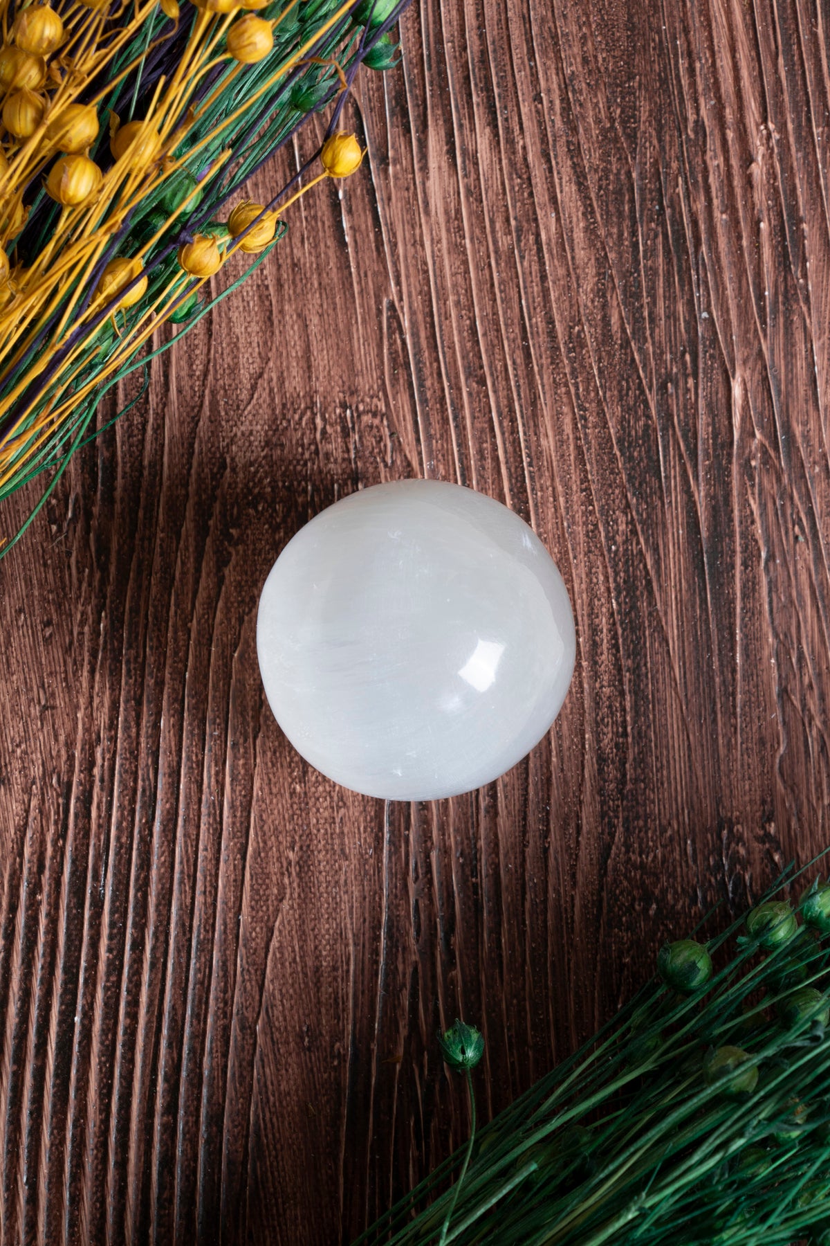 Image of Sertifikalı Selenit Işık Küresi S.K: 0064