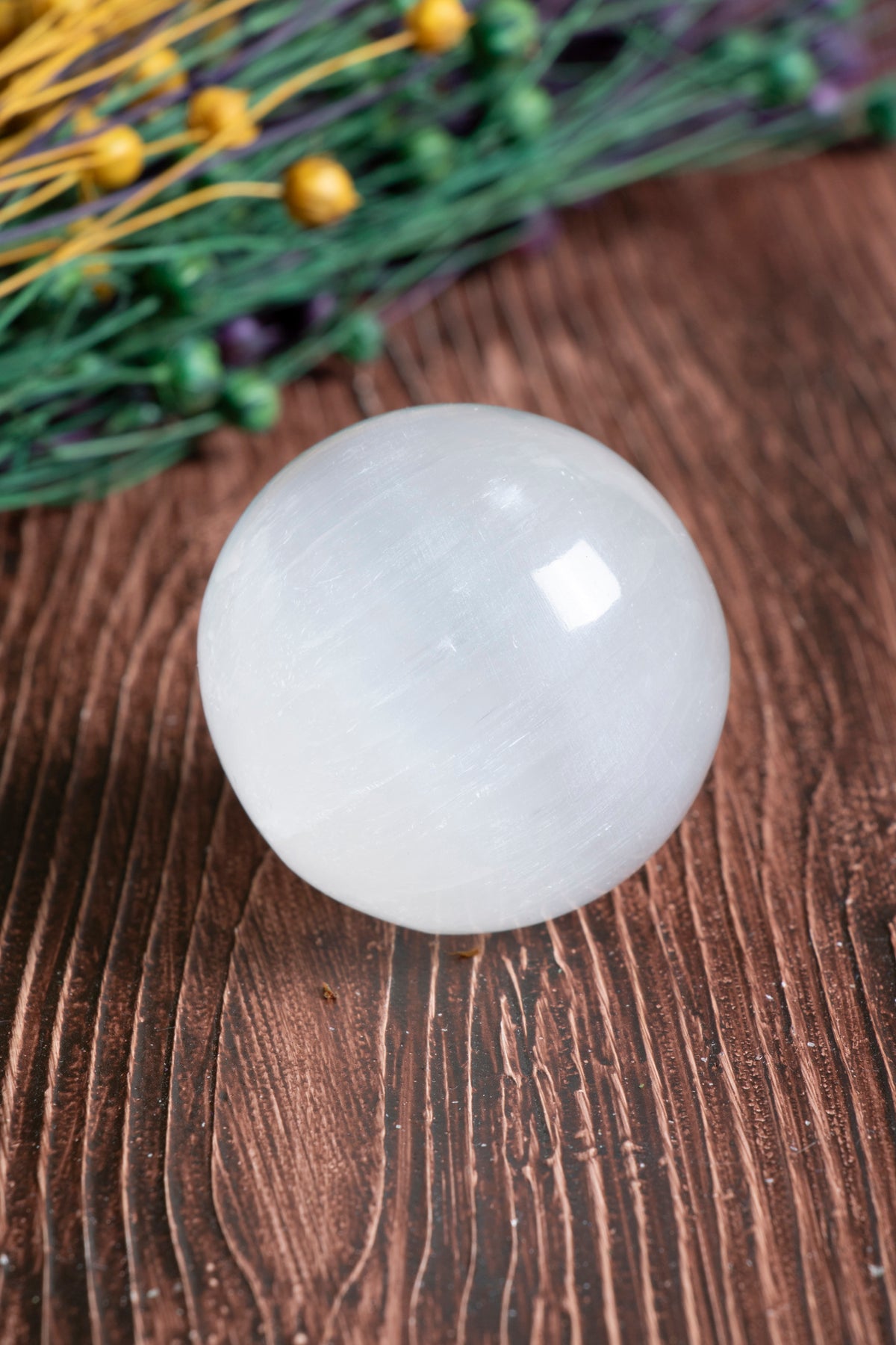 Image of Sertifikalı Selenit Işık Küresi S.K: 0064