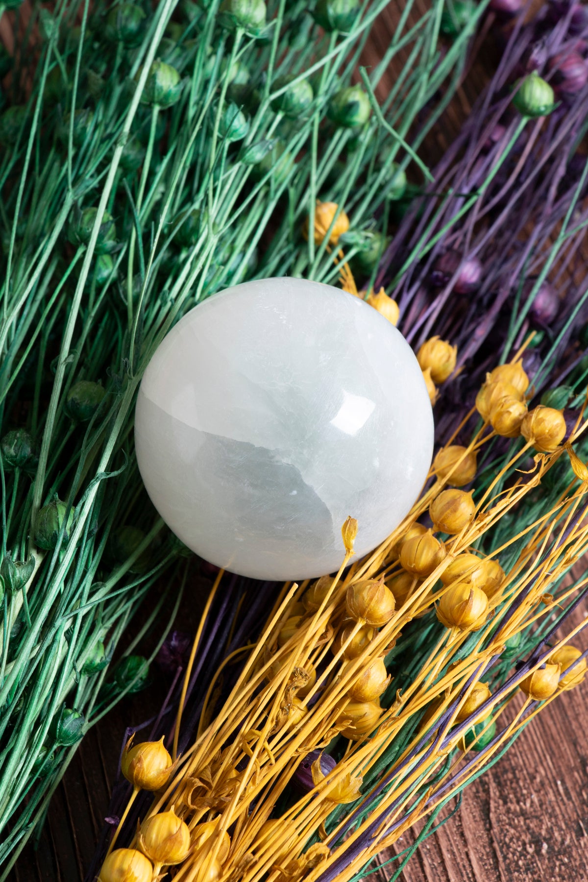 Image of Sertifikalı Selenit Işık Küresi S.K: 0064