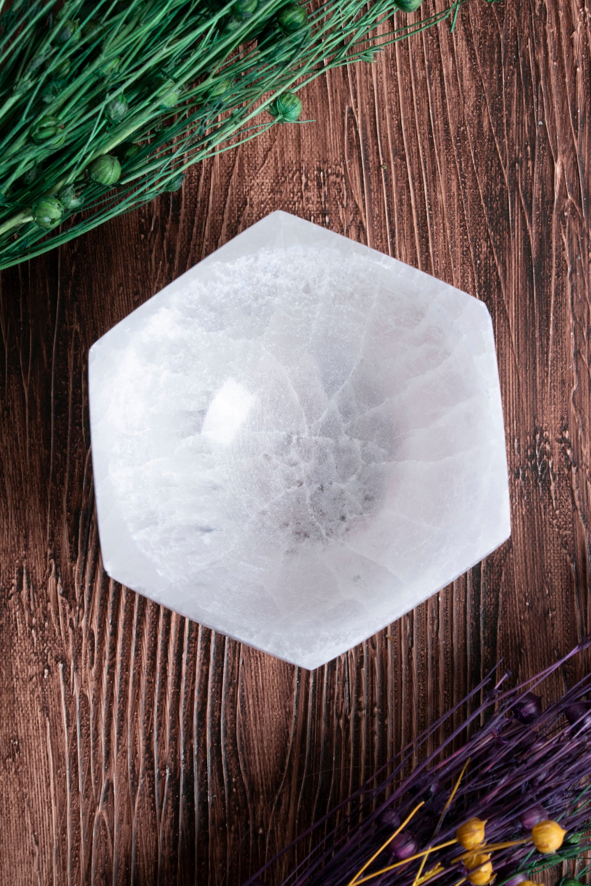 Image of Sertifikalı Selenit Enerji Peteği Altıgen Tabak S.K: 0065