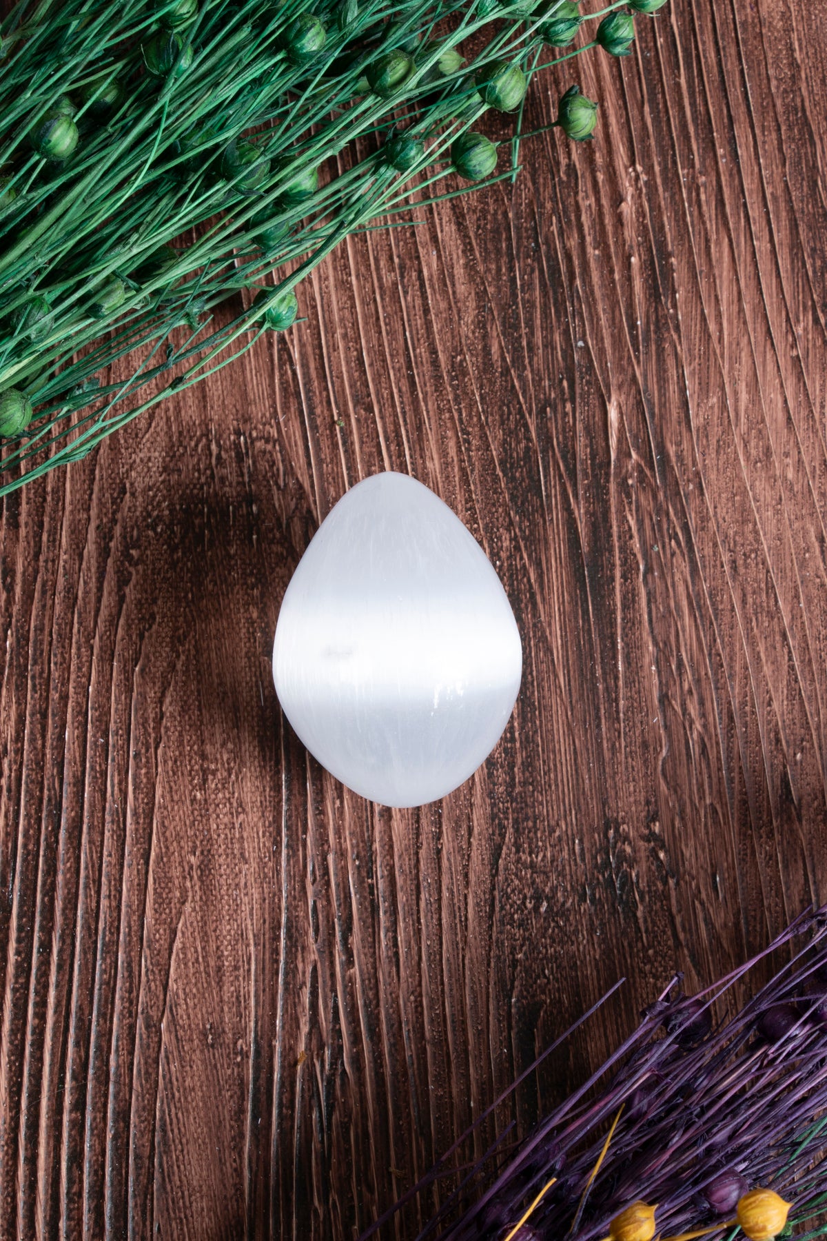 Image of Sertifikalı Selenit Aura Yumurtası S.K: 0066