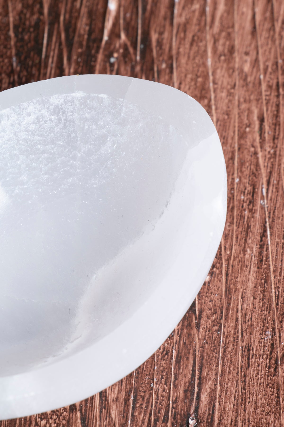 Image of Sertifikalı Doğal Taş Selenit Kolye - Bileklik Tabağı S.K: 0074