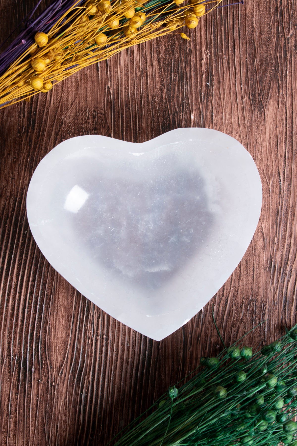 Image of Sertifikalı Selenit Doğal Taş Kolye - Bileklik Enerji Banyosu S.K: 0080