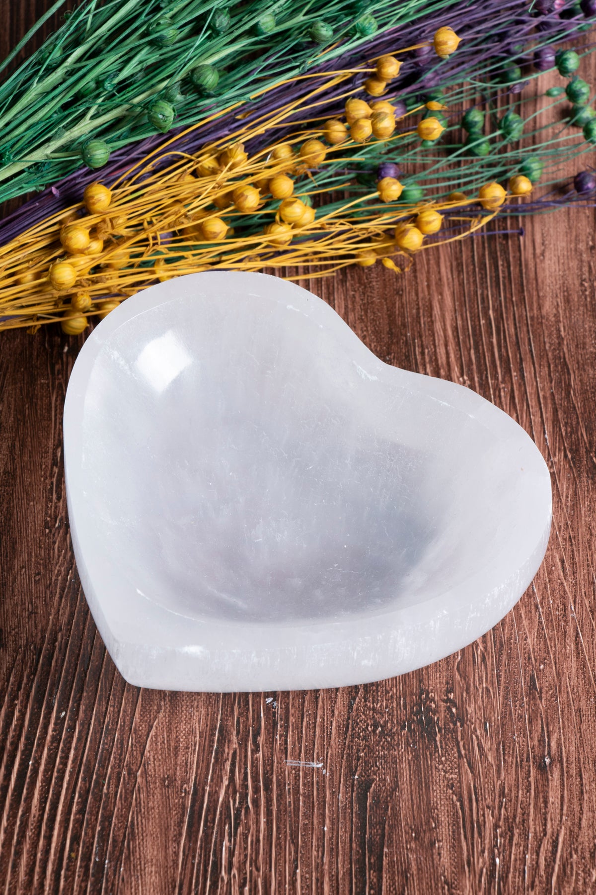 Image of Sertifikalı Selenit Doğal Taş Kolye - Bileklik Enerji Banyosu S.K: 0080