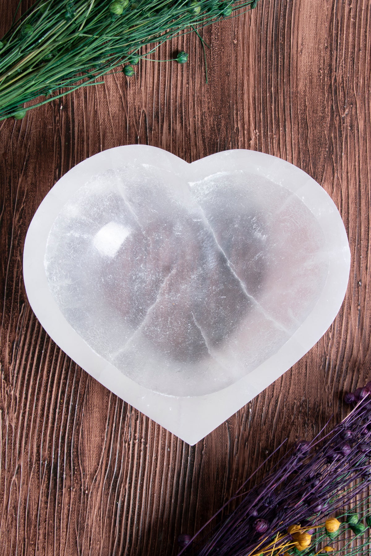 Image of Sertifikalı Selenit Doğal Taş Kolye - Bileklik Enerji Banyosu S.K: 0081