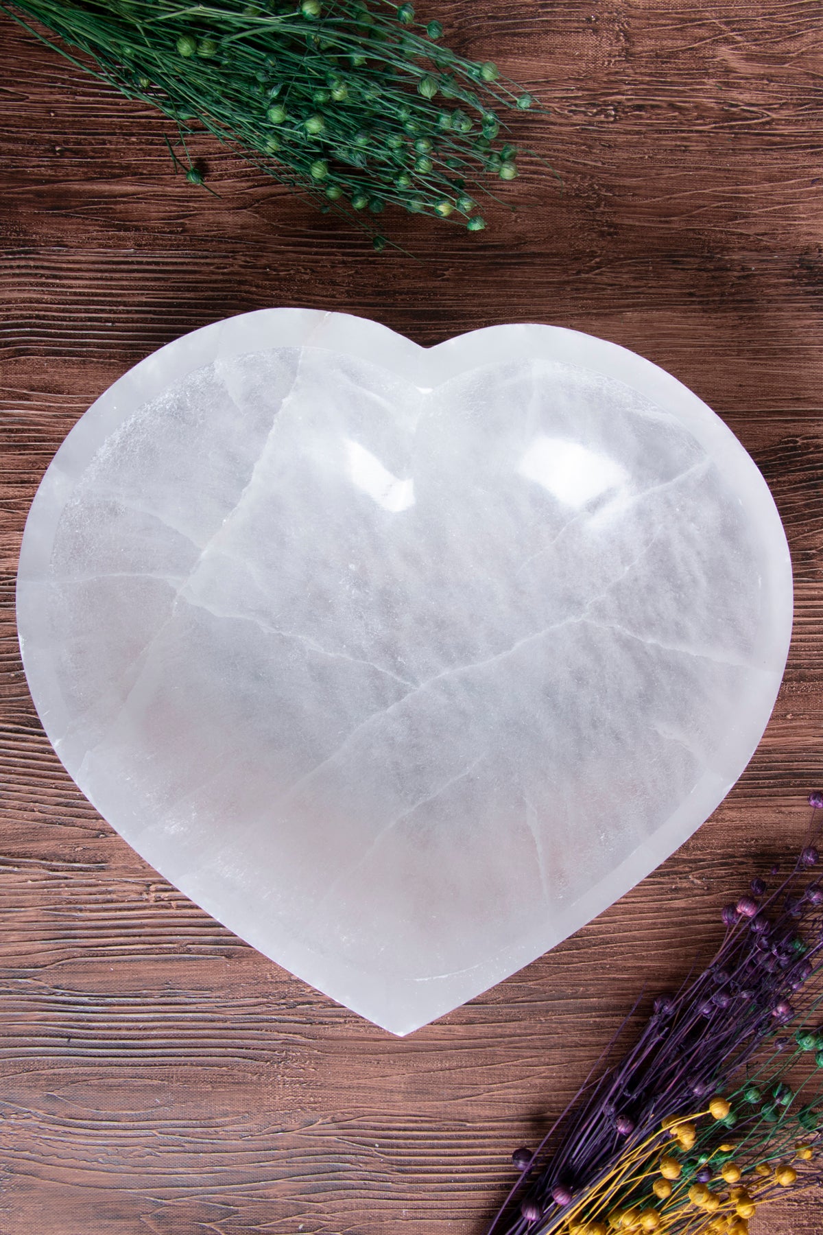 Image of Sertifikalı Selenit Doğal Taş Kolye - Bileklik Enerji İstasyonu S.K: 0082