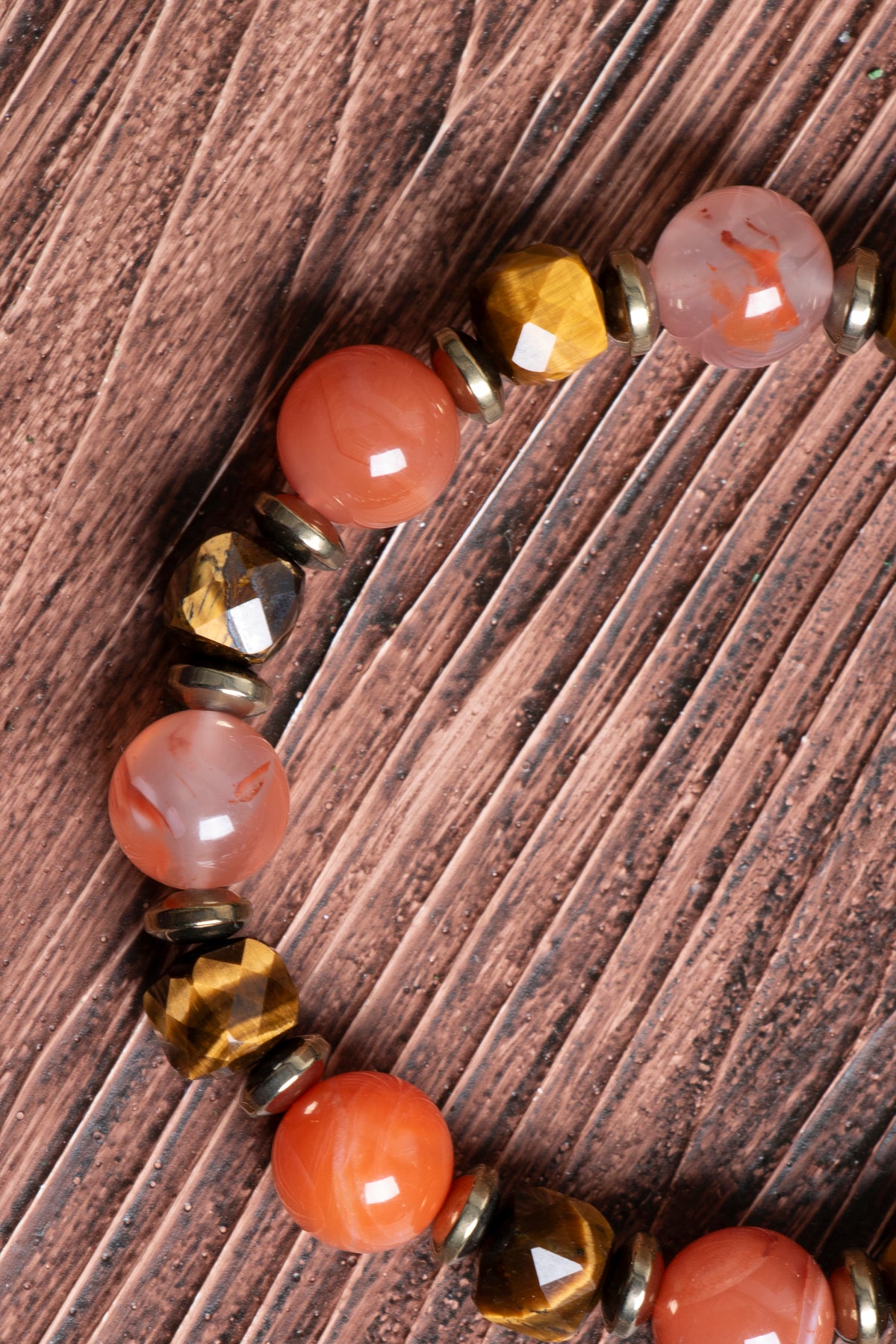 Image of Sertifikalı Yemen Akiği Kaplan Gözü Doğal Taş Bileklik