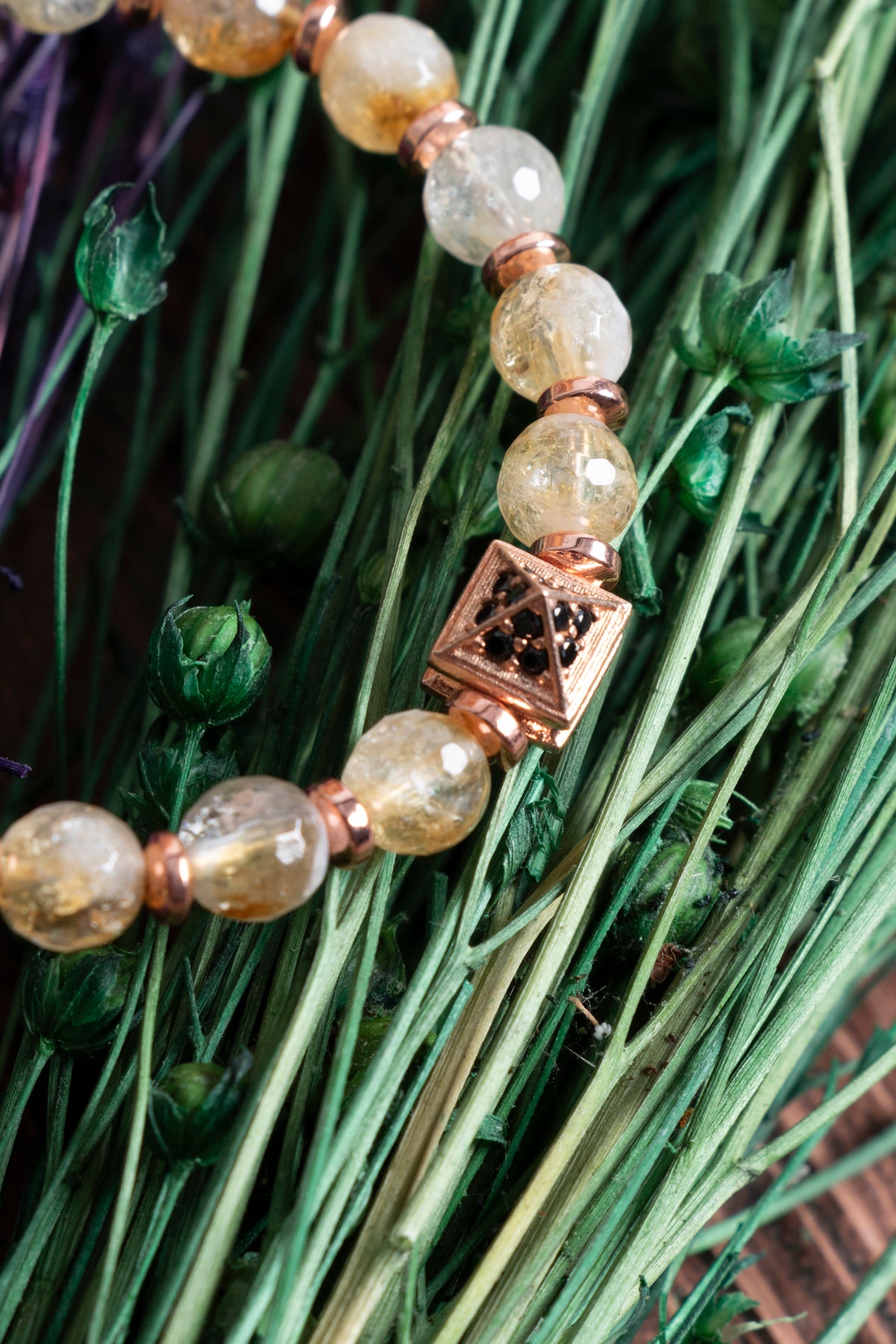 Image of Sertifikalı Sitrin Doğal Taş Bileklik