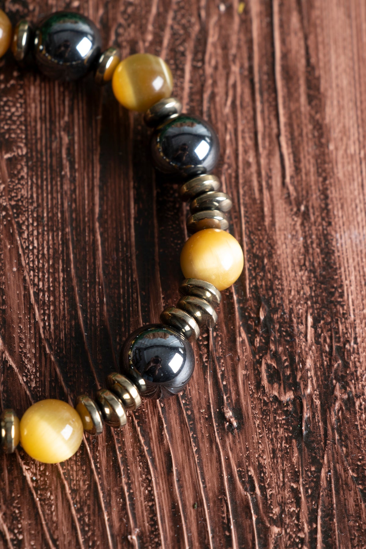 Image of Sertifikalı Kaplan Gözü Hematit Doğal Taş Bileklik