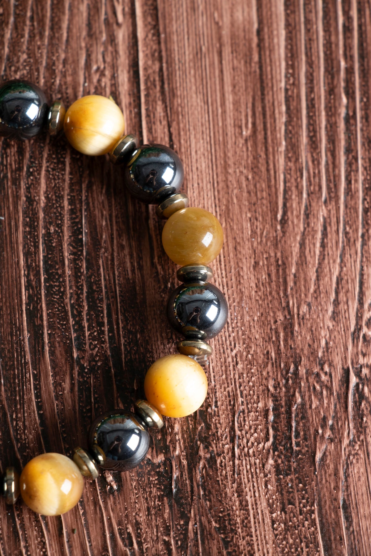 Image of Sertifikalı Kaplan Gözü Hematit Doğal Taş Bileklik