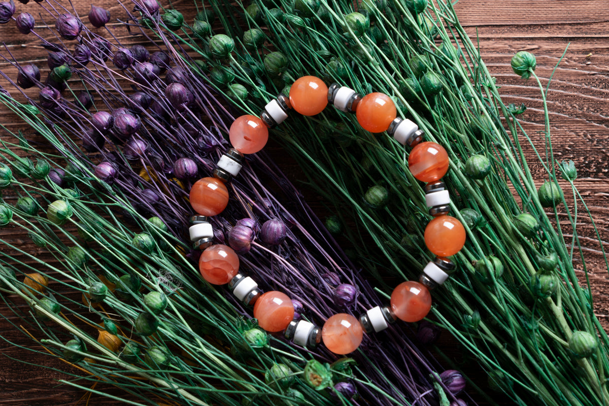 Image of Sertifikalı Yemen Akiği Havlit Doğal Taş Bileklik