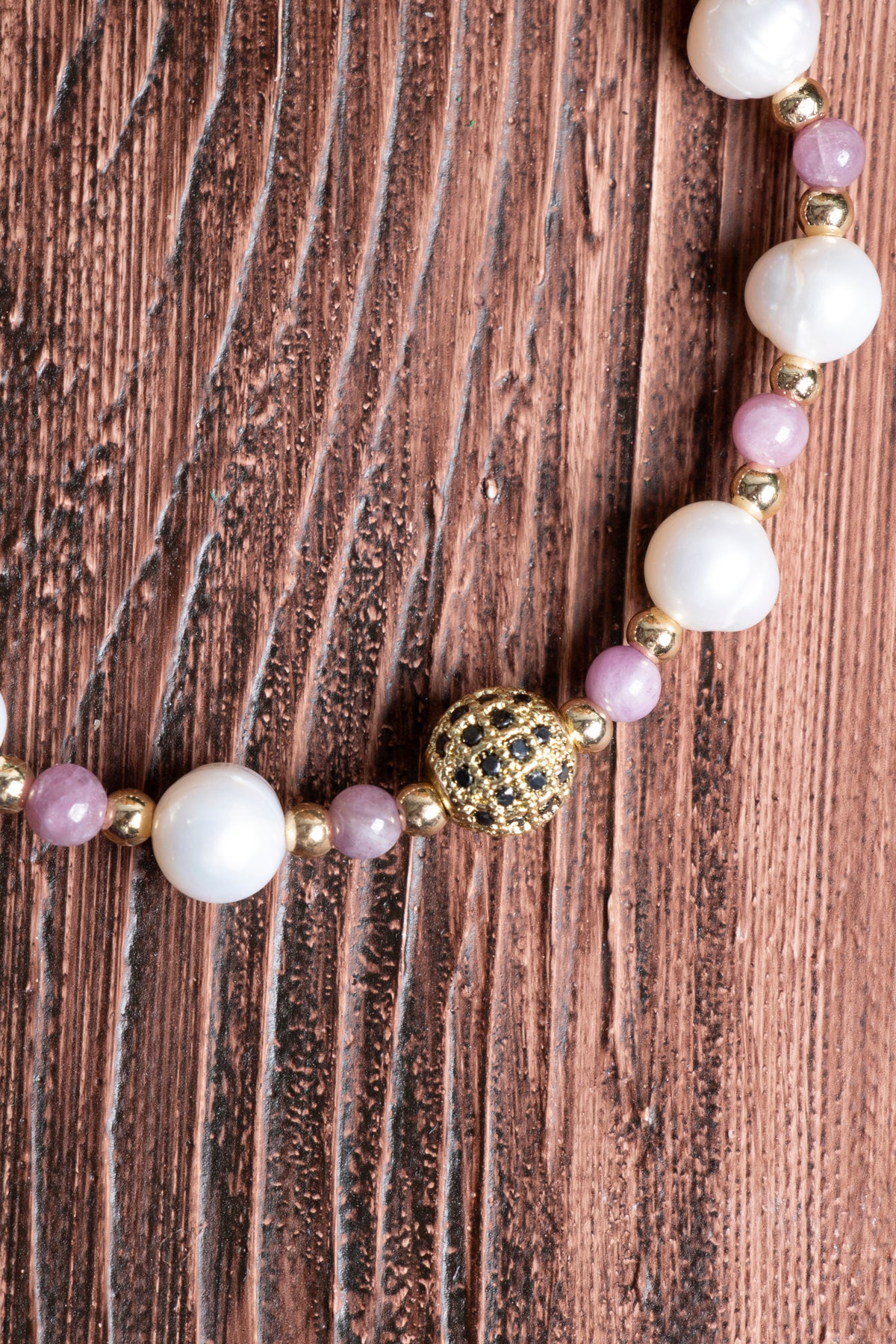 Image of Orijinal Sertifikalı İnci (8mm)- Yakut (5mm) Doğal Taş Bileklik