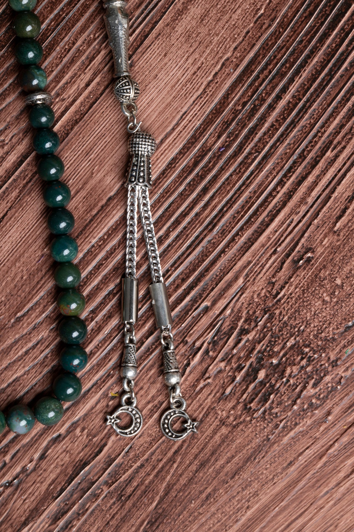 Image of Orijinal Sertifikalı Kan Taşı Doğal Taş 99 'luk Tespih (6 MM)