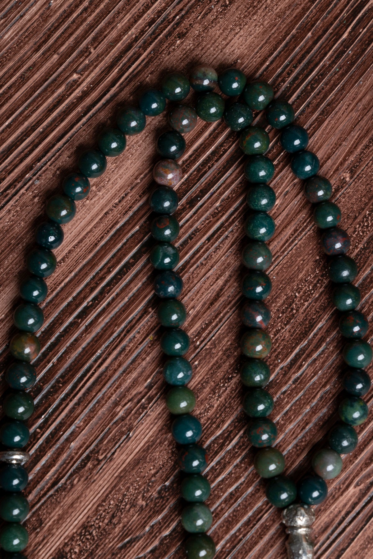 Image of Orijinal Sertifikalı Kan Taşı Doğal Taş 99 'luk Tespih (6 MM)