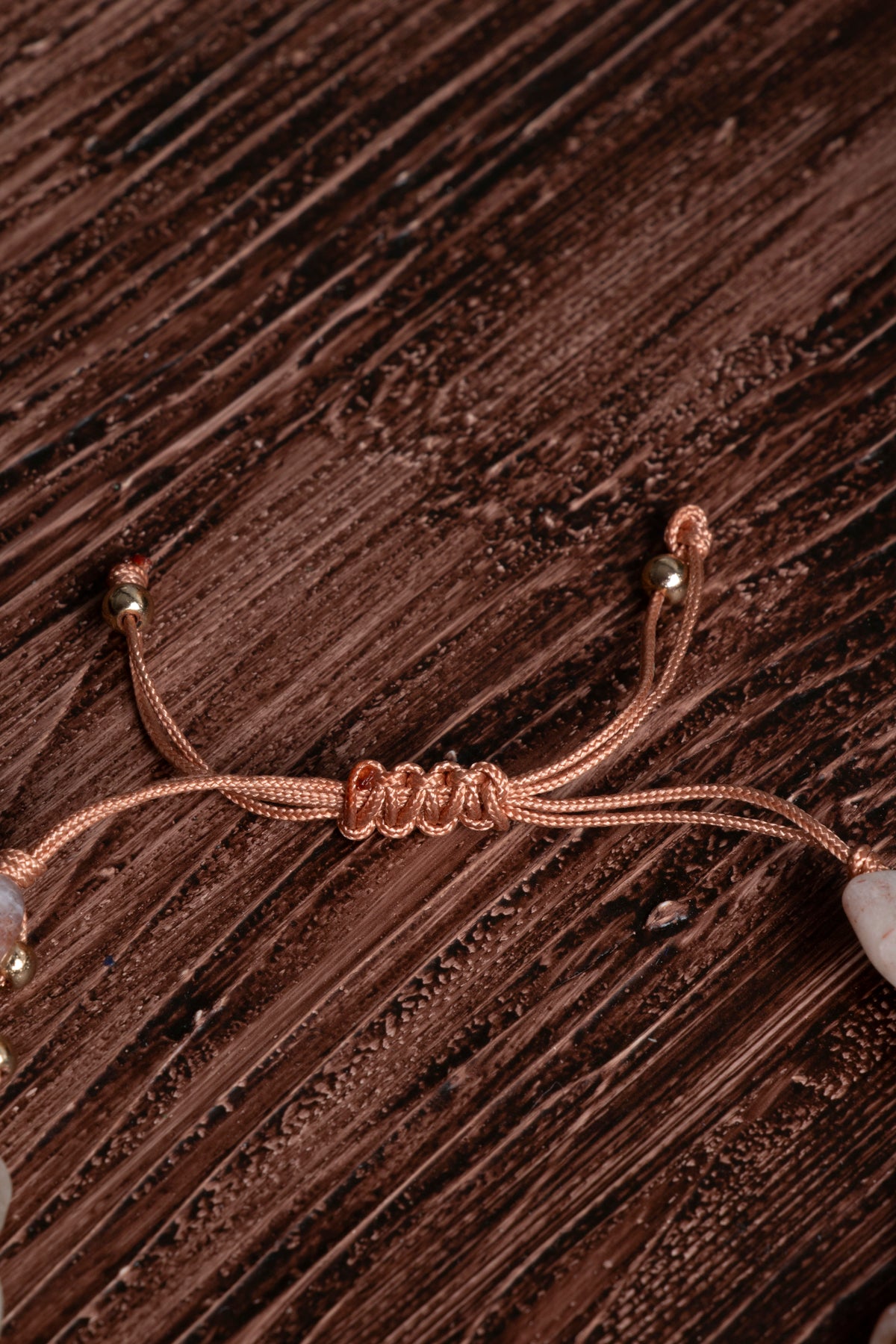 Image of Orijinal Sertifikalı Güneş Taşı Doğal Taş Makrome Bileklik