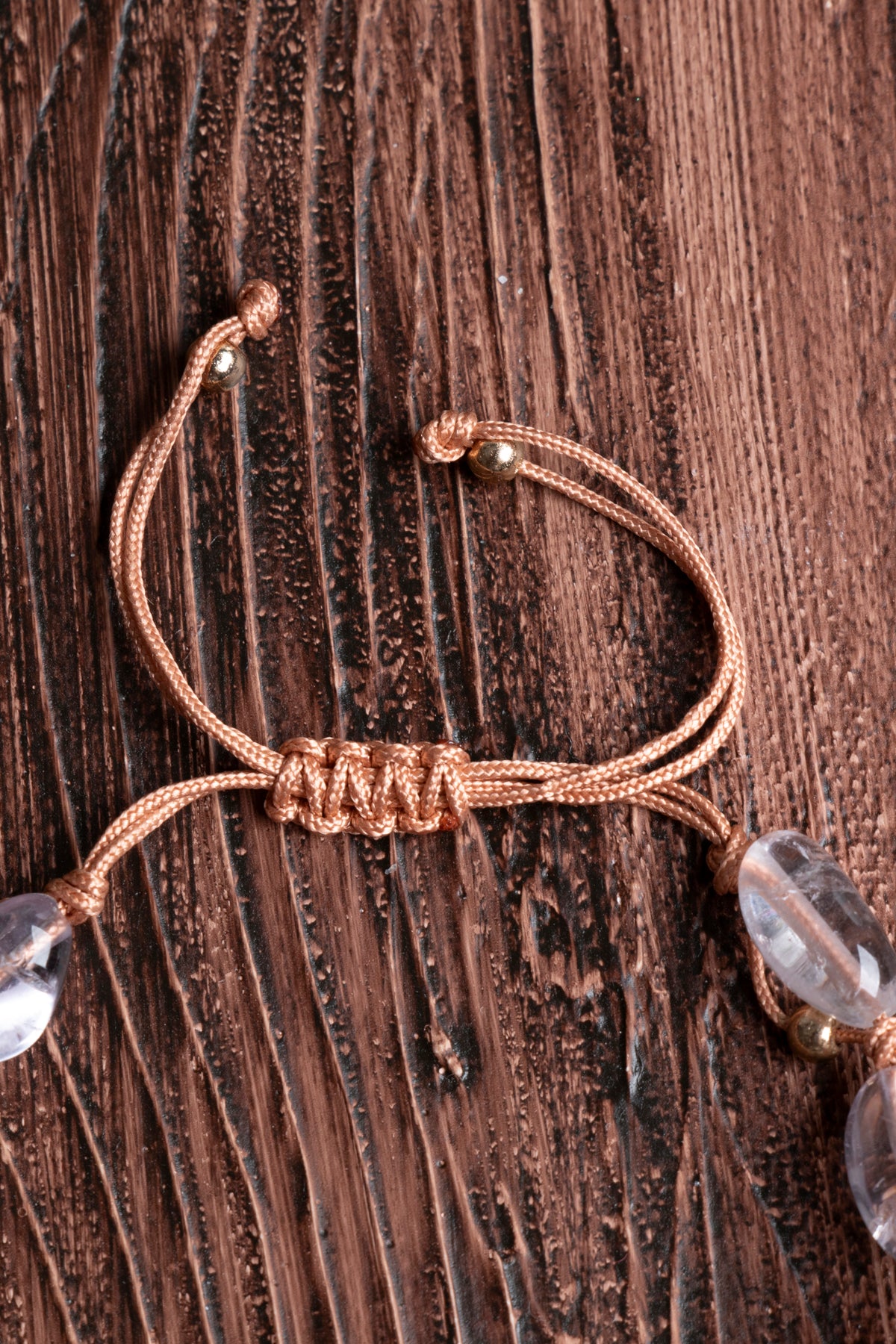 Image of Orijinal Sertifikalı Ametrin Doğal Taş Makrome Bileklik